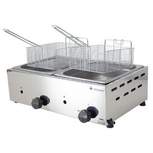 Fritadeira Gas 2X Cubas Oleo 5 Litros Sfg212 - Venancio