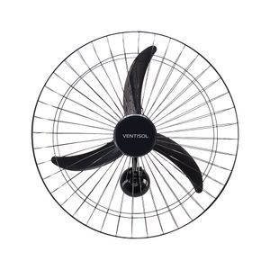 Ventilador De Parede Comercial 60Cm Preto 200W Bivolt - Ventisol