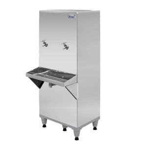Bebedouro Inox 50 Litros 2 Torneiras Com Filtro 220V - Frisbel