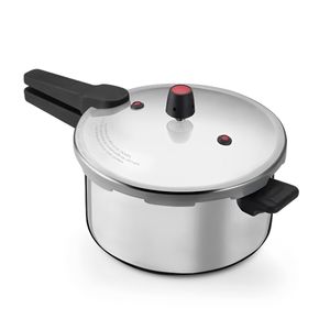 Panela Pressao 7L Ppfe7 Aluminio Polido Com Trava Externa - Aluminio Nacional