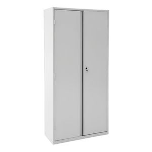 Armario Aço Multiuso Cinza Ap402 198X90x40 2 Portas 4 Pratileiras - Pandin