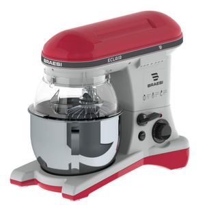 Batedeira Planetaria Eclair Bp500 5 Litros 1500W Vermelho Bivolt - Braesi