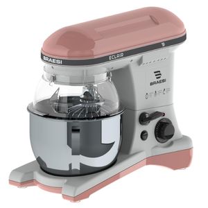 Batedeira Planetaria Eclair Bp500 5 Litros 1500W Rosa Bivolt - Braesi