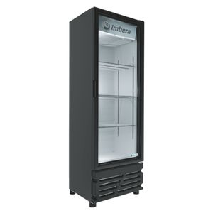 Refrigerador Expositor Vertical Vrs16 Preto 410L Porta Vidro 220V - Imbera