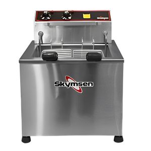 Fritadeira Reativada Inox Zona Fria Fzm8 15L 8000W De Mesa 220V - Skymsen