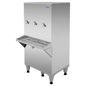 Bebedouro Inox 100 Litros 3 Torneiras Com Filtro 127V - Frisbel