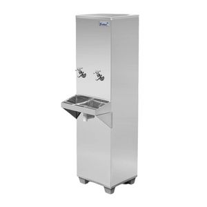Bebedouro Inox 25 Litros Ra25 2 Torneiras Com Filtro 127V - Frisbel