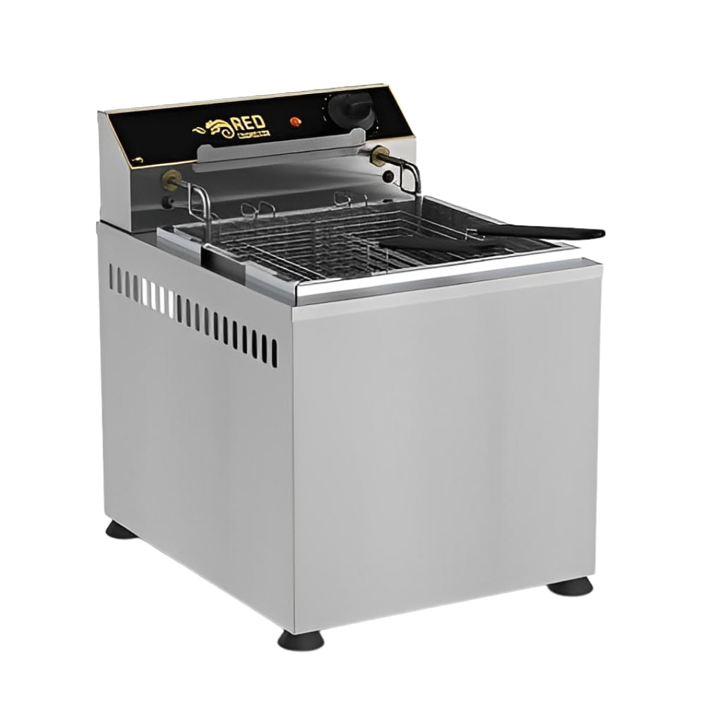 Fritadeira Eletrico 8000W De Mesa Fzm8000 18L Zona Fria 220V - Red