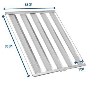 Assadeira 58X70 Para Pao Frances 5 Tiras De 7Cm - Imeca