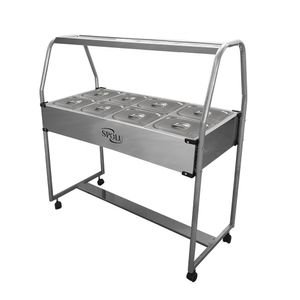 Carro Buffet Termico Spl508 8 Cubas Quentes 220V - Spolu