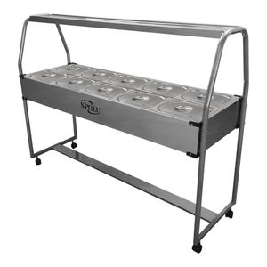 Carro Buffet Termico Spl-512 10 Cubas Quentes 220V - Spolu