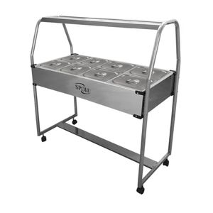 Carro Buffet Termico Spl-509 8 Cubas Quentes 127V - Spolu