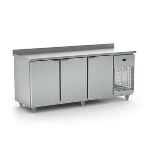 Balcão De Serviço Refrigerado Inox Bsr2500 3 Portas Com Cuba 220V - Refrimate