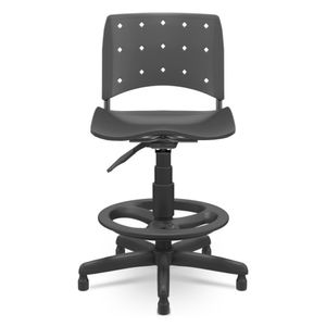 Cadeira Ergoplax Caixa Giratoria Preto - Plaxmetal