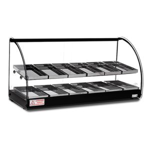 Estufa 12 Bandejas Vidro Curvo Dupla Preto Basica 127V - Tita