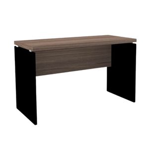 Mesa Secretaria Pe40 75X90x60 Preto E Walnut - Pandin