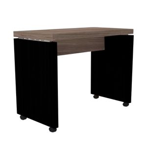 Mesa Aparador 82X90x50 Pe50 Walnut E Preto - Pandin