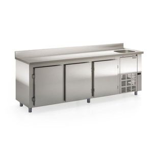 Balcao Refrigerado Ar Forçado 2,50M Gbfe-250 C/ Cuba L/d 220V - Gelopar