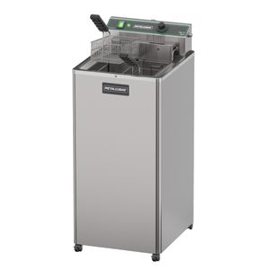 Fritadeira Eletrica Gabinete 15L Zona Fria Foe-15p Inox 8000W 220V - Metalcubas