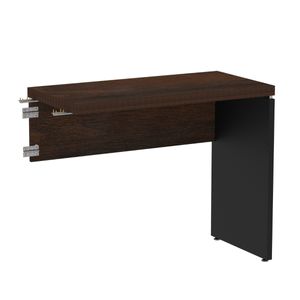 Mesa Secretaria Pe40 75X90x45 Complemento Escarlate E Preto - Pandin