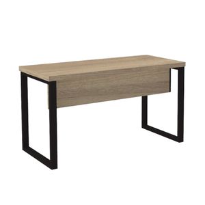 Mesa Secretaria Pe40 134X60 Pe Tubular Naturale E Preto - Pandin