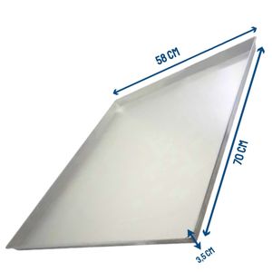 Assadeira 58X70 3,5Cm Pao Doce Lisa Aluminio 0,6Mm Moldado - Imeca