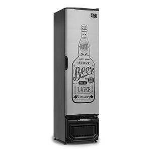 Cervejeira Gcb-23egw Ti 228 Litros Porta Cega Adesivada 127V - Gelopar