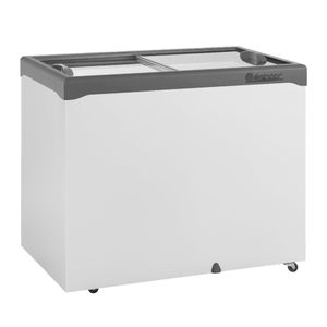 Freezer Horizontal Ghd 300H Branco 300L 2 Tampa Vidro Sem Cesto 127V - Gelopar