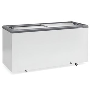 Freezer Horizontal Ghd 500H Branco 500L 2 Tampa Vidro Sem Cesto 127V - Gelopar