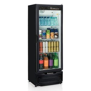 Refrigerador Expositor Gptu-40 Preto 410L Porta Vidro 127V - Gelopar