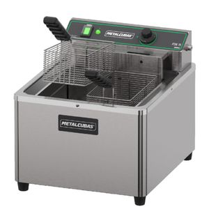 Fritadeira Eletrica Mesa Zona Fria Foe-15m 15L 8000W 220V - Metalcubas