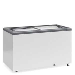 Freezer Horizontal Ghd 400H Branco 400L 2 Tampa Vidro Sem Cesto 220V - Gelopar