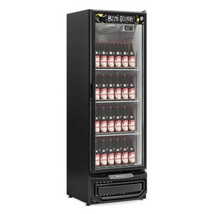 Cervejeira Gcb50v Preto 445 Litros Porta Vidro 220V - Gelopar