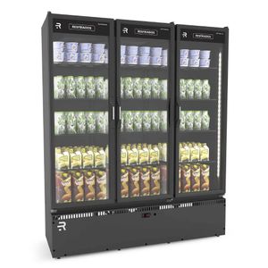 Auto Serviço Resfriados Asvr3p Todo Preto Vanguard 3 Portas Vidro Aquecido 220V - Refrimate