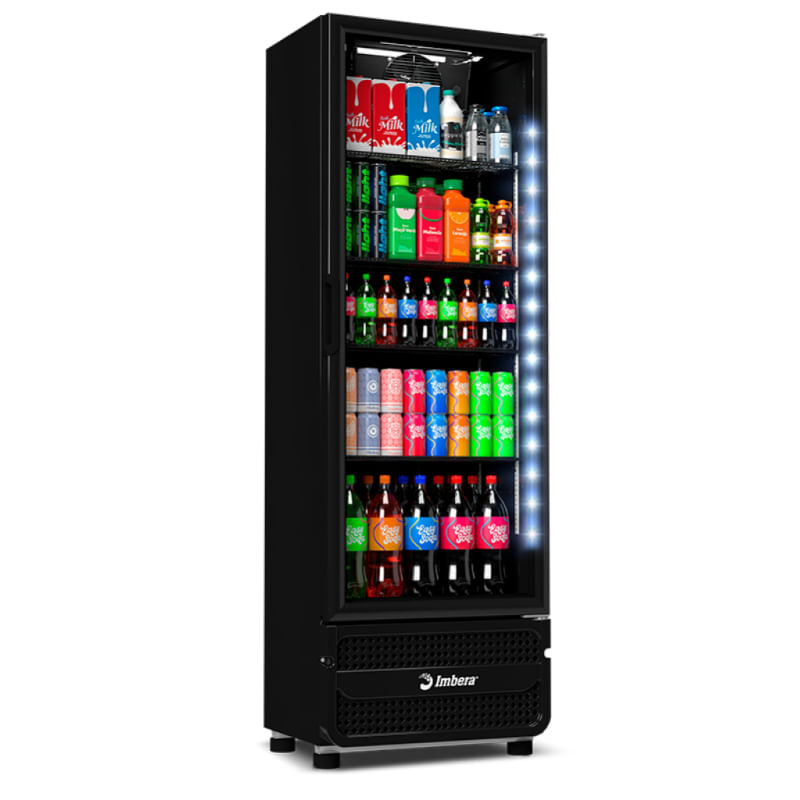 REFRIGERADOR-EXPOSITOR-VERTICAL-VRS13-TODO-PRETO-393L-PORTA-VIDRO-BIVOLT---IMBERA