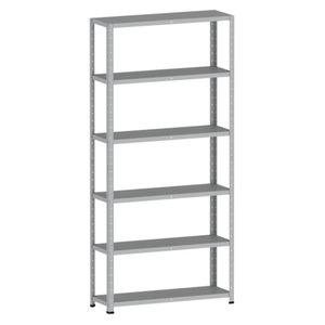 Estante De Aço Light 6 Prateleiras 200X70x30 Reforçado Coluna Inteira - Pandin