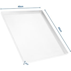 Assadeira 60X40 3Cm Pao Doce Lisa Aluminio 0,6Mm - Imeca