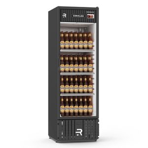 Cervejeira Visa Cooler Cerveja Vcce570pv 570L Porta Vidro Preto 220V - Refrimate