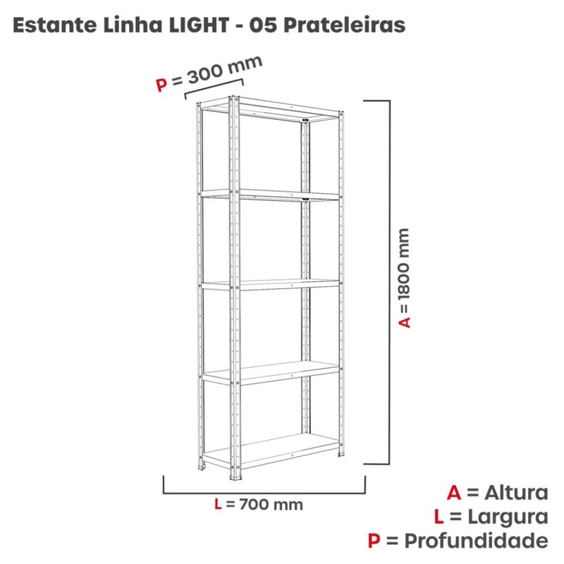 ESTANTE-DE-ACO-LIGHT-5-PRATELEIRAS-CINZA-180X70X30-SEM-REFORCO-COLUNA-INTEIRA---PANDIN