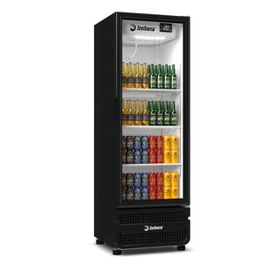 Cervejeira Ccv-355pv Preto 542 Litros Porta Vidro 127V - Imbera