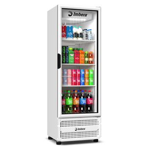 Refrigerador Expositor Vertical Vrs16 Branco 453L Porta Vidro Inverter Bivolt - Imbera