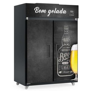 Mini Camara De Bebidas Cerveja Gmcb-2p Preto 1421 Litros 220V - Gelopar