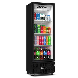 Refrigerador Expositor Vertical Vrs16 Preto 453 Litros Porta Vidro Inverter Bivolt - Imbera