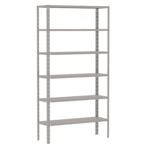 Estante De Aço 6 Prateleiras 176X92x30 Cinza 25Kg Por Prateleiras Duplaflex - Amapa