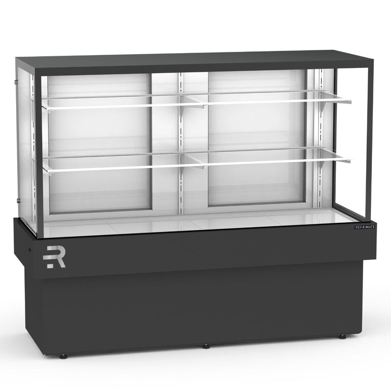 VITRINE-REFRIGERADO-VANGUARD-PLUS-CVPRAF-1450-PRETO-COM-LED-220V---REFRIMATE