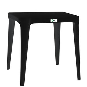 Mesa Plastico Quadrada Juliana Preto - Duo