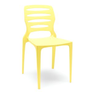 Cadeira Ville Polipropileno Amarelo - Plaxmetal