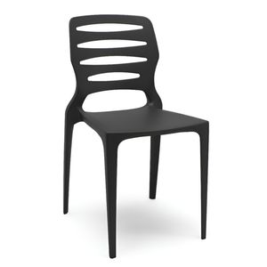 Cadeira Ville Polipropileno Preto - Plaxmetal
