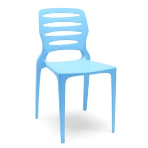 Cadeira Ville Polipropileno Azul Celeste - Plaxmetal