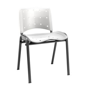 Cadeira Ergoplax Fixa Branco - Plaxmetal